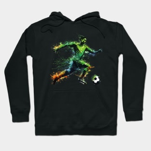 Soccer football Ink art Hoodie